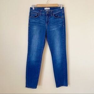 Madewell Skinny Stretch Mid-Rise Blue Jeans - 29